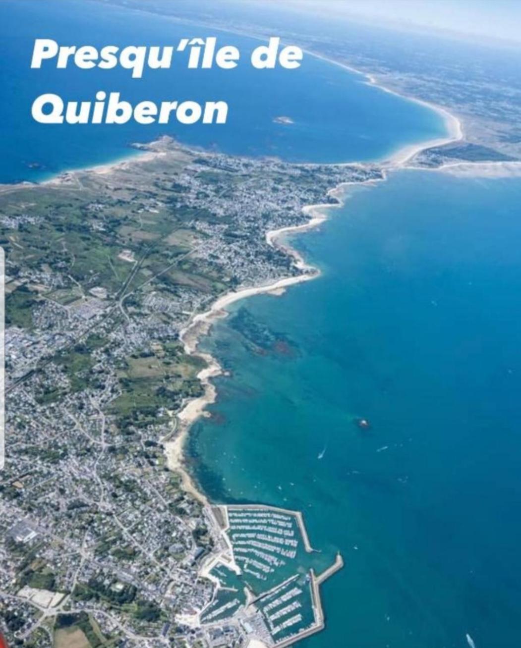 Appartement Cocon A Quiberon Dans Residence Calme, Plages Et Centre Ville A Pied Ou A Velo Pour 2 A 4 Personnes Extérieur photo